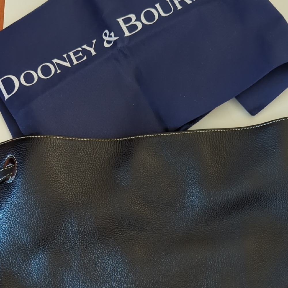 Dooney & Bourke Black Leather Shoulder Bag - Picture 11 of 11